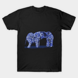 Playful Elephants of Lussac T-Shirt